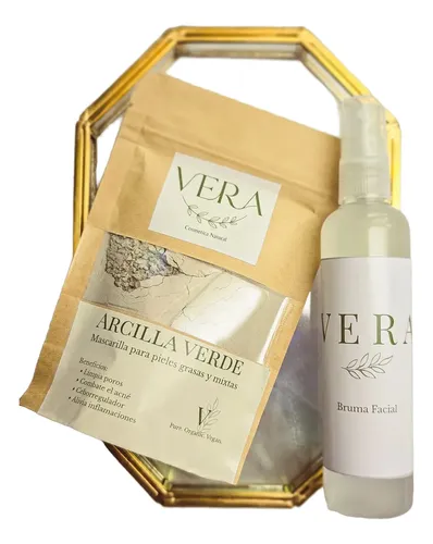 Mascarila De Arcilla Verde Para Pieles Grasas Vera.