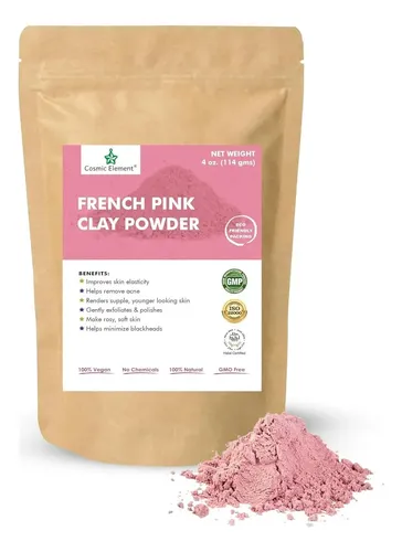 Polvo De Arcilla Rosa Francesa Cosmic Element 4oz