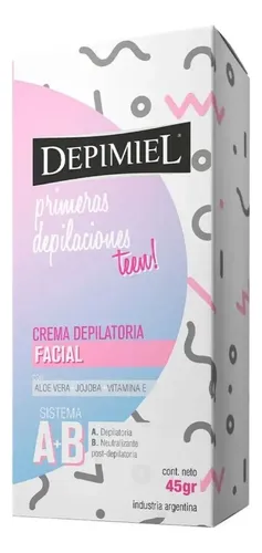 Crema Primeras Depilaciones Facial A+ B Depimiel Teen 45gr