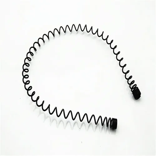 8 Unids Unisex Negro Espiral Ondulado Pelo Aro Deportes Diad