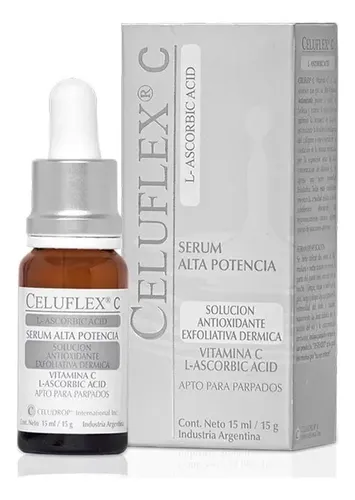 Sérum Facial Celuflex con Vitamina C Antioxidante 15mL Sin Parabenos