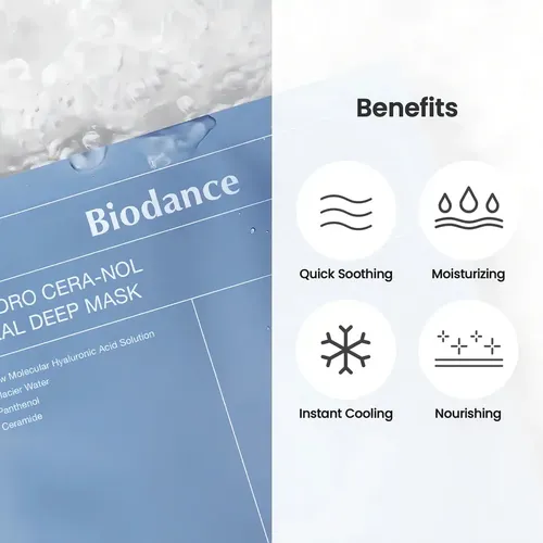 Biodance Hydro Cera-nol Real Deep Mask Mascarilla X 1 Unidad