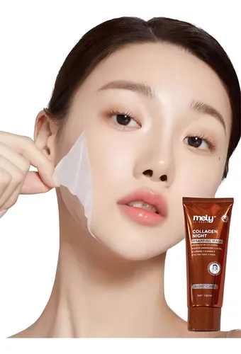 Mascarilla Facial Colágeno Hidro Vitamina E Cartamo 100ml Todo Tipo De Piel