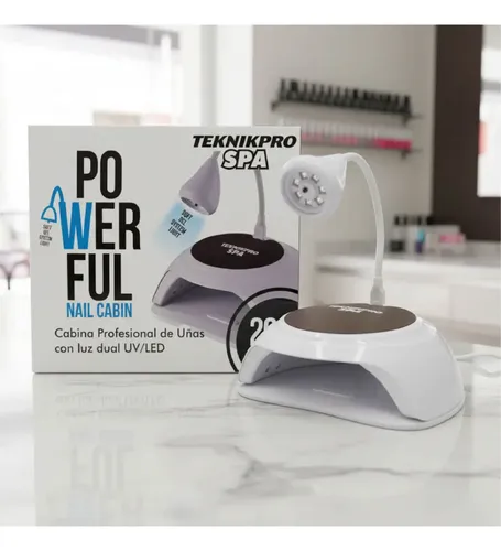 Cabina Para Uñas Uv/led 268w Powerful Teknikpro