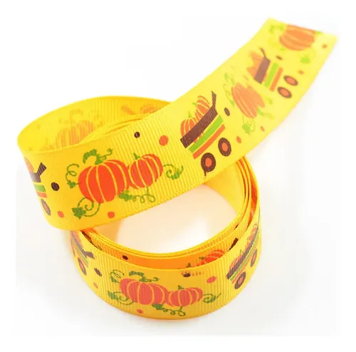 Palo De Calabaza De Halloween Con 12 Cintas Gorgoranas Multicolor
