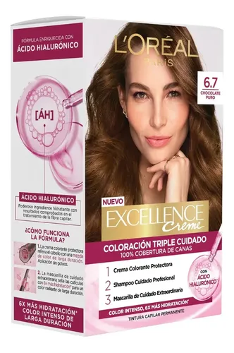 Tintura Permanente 6.7 Chocolate Puro Excellence L’oréal Paris