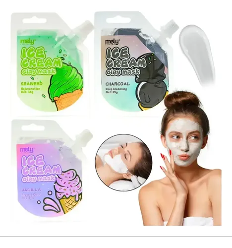 Mascarilla Facial De Arcilla Mely Ice Cream 35g