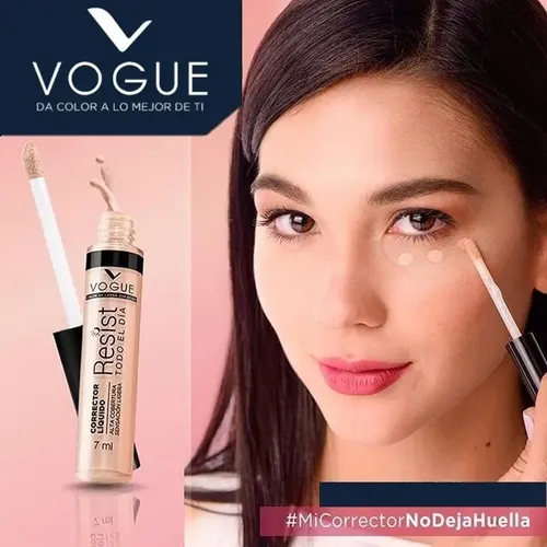 Corrector Liquido De Ojeras Vogue Resist 24hs Larga Duracion