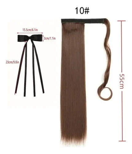 Extensiones De Cabello Lacio Cola De Caballo Natural 22