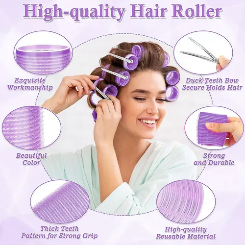 Set De Rizadores De Cabello, Rulos, Tamaños De Herramientas,
