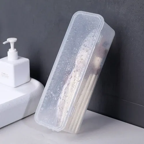 Caja Organizadora Transparente Para Cosméticos De Viaje