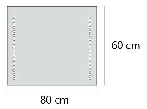 Espejo Led Touch Tactil 28w 80x60cm Baño Dabor