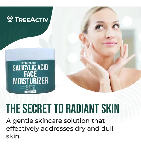 Crema Facial Antiacné Treeactiv | Fórmula Hidratante 2 Oz Seca