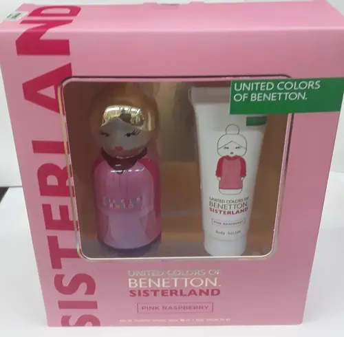 Perfume Benetton Sisterland Pink Raspberry Eau de Toilette con Loción para Mujer 80 ml