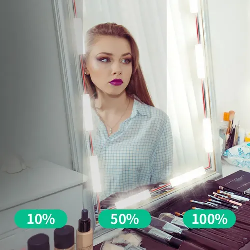 Lamp String Touch Mirror Makeup, 42 Ledes, Luces Led Regulab