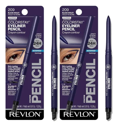 Delineador Impermeable Revlon Colorstay Violet Oscuro Packx2
