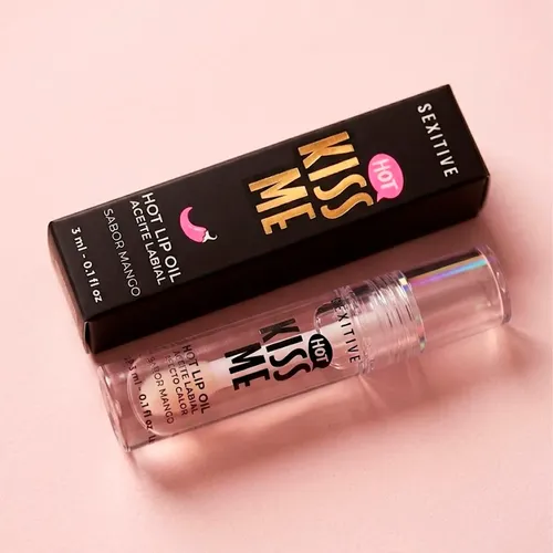 Kiss Me Hot Aceite Labial Lip Oil Sabor Mango Sexitive