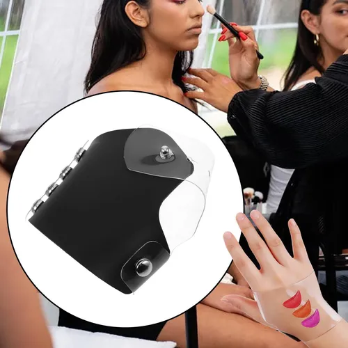 Guante Para Paleta De Maquillaje, Accesorio Didáctico Negro