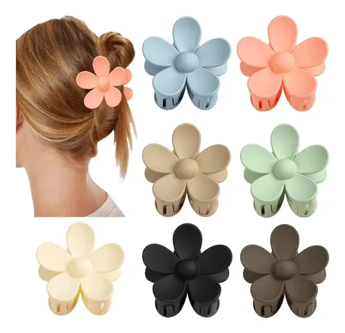 Clip De Garra De Flor 7 Piezas Vivinin Para Cabello Grueso