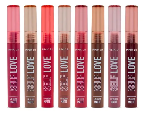 Labial Líquido Pink 21 Self Love Acabado Mate Color 9