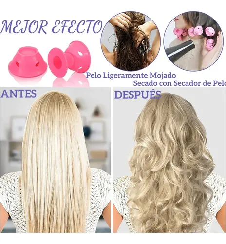 Rizos Sin Calor, Rulos Para Cabello Sin Calor De Suave,