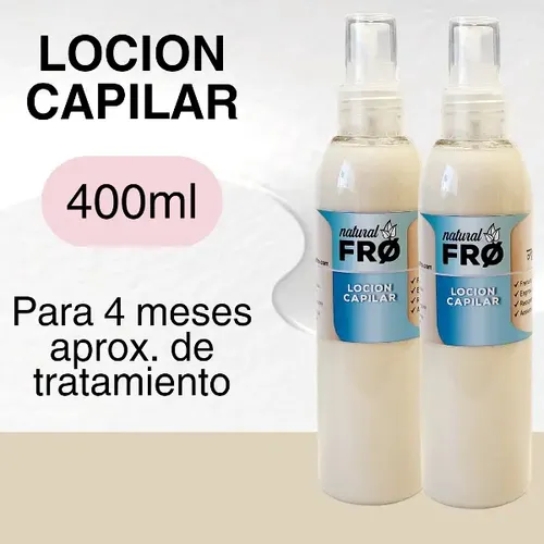 Loción Capilar Naturalfro Crecimiento Calvicie Caida X 400ml