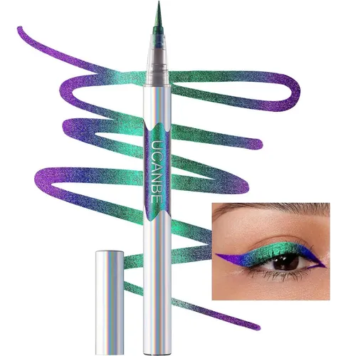 Delineador Líquido Multicolor Ucanbe Makeup Chrome