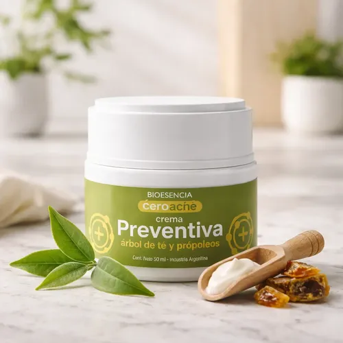 Crema Preventiva Cero Acné Bioesencia Arbol De Té Propóleos