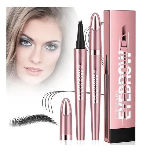 Lápiz De Cejas Impermeable Microblading 3d Fiopet Negro