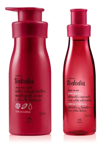 Kit Natura Tododia Cereza y Avellana Body Splash y Loción Corporal Fragancia Neutra