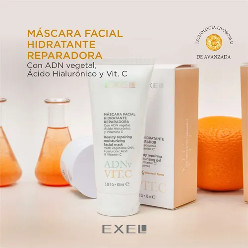 Exel Máscara Hidratante Reparadora Adn Vegetal Y Vit C