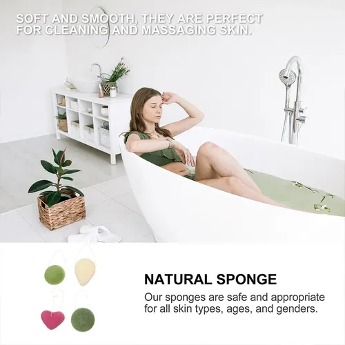 Esponja Limpiadora Facial, Esponja Limpiadora Y Exfoliante,
