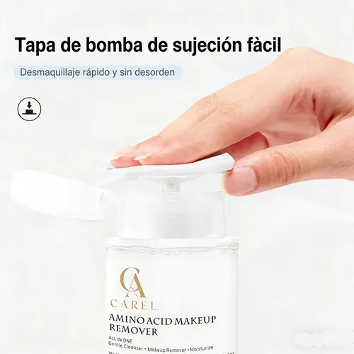Removedor De Maquillaje Carel Aminoácidos + Agua Desmaquilla