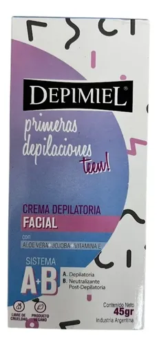 Crema Primeras Depilaciones Facial A+ B Depimiel Teen 45gr