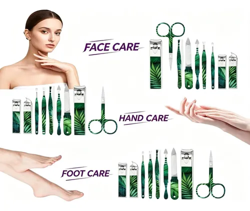 Kit De Manicura 9 Piezas Con Cortaúñas