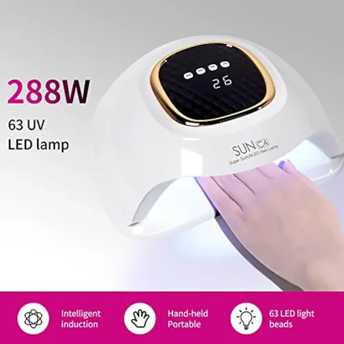 Lámpara De Uñas Led Uv, Lámparas De Secado De Uñas