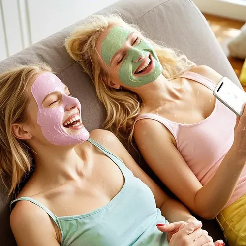 Máscara Facial De Arcilla Con Vitamina C, Cúrcuma Y Barro De