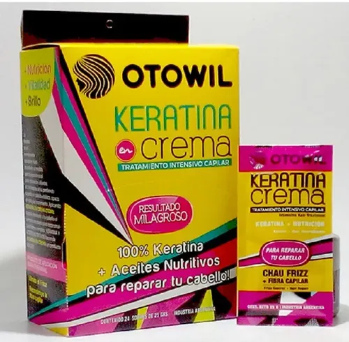 Otowil Keratina En Crema Tratamiento Reparador X24un