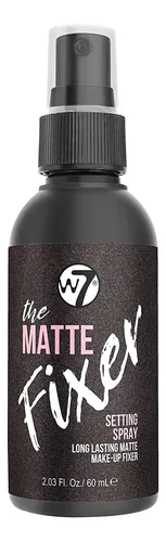 Spray Fijador De Maquillaje W7 Con Acabado Mate, 2 X 60 Ml