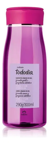Jabón Líquido En Gel Natura Tododia Ciruela Y Flor De Vainilla 300 Ml