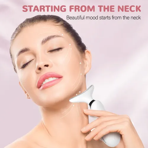 Masajeador Facial Para Cuello Con Rostro Recargable