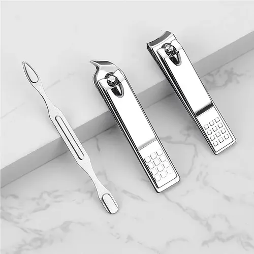 Kit De Manicura Completo Profesional 7 En 1 Con Estuche De C