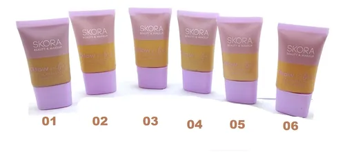 Base Maquillaje Liquida Foundation Glow Vibes De Skora 30 Ml