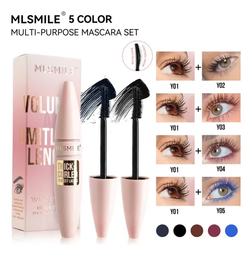 Mlsmile Set De Mascaras X2 Voluminizadoras
