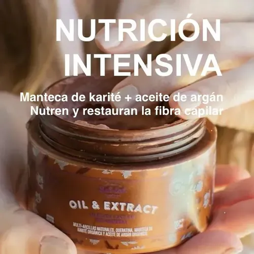 Mascara Capilar Bio Mineral Bel Lab Oil & Extract Arcilla Na