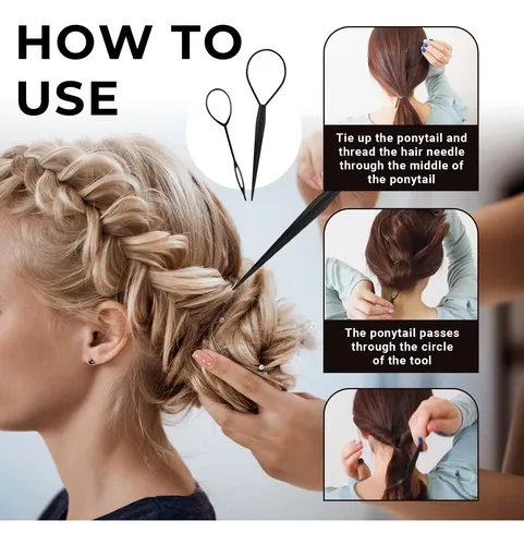 Herramienta For El Cabello De Cola Topsy, Bucle Con Peine /