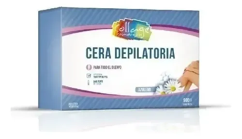 Cera Depilatoria Azuleno X 900g Sist Español Collage Lefemme