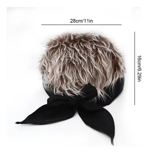 Peluca Artificial, Diadema Divertida, Pelo Corto Para Hombre