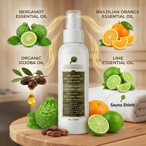 Spray Para Cabello Sauna Shield Protector Térmico Pre-sauna