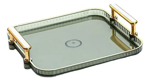 Bandeja De Lujo – Cosméticos – Maquillaje – Joyas – 31x9cm Color Verde